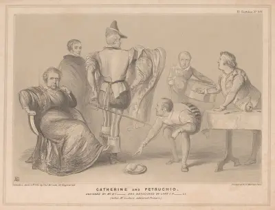 Catherine and Petruchio av John Doyle