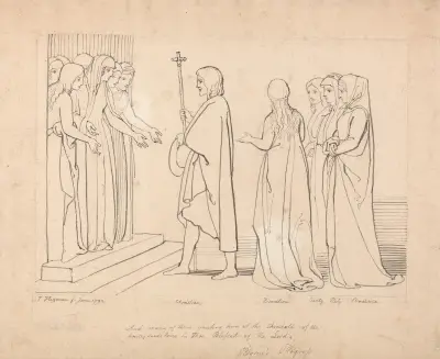 Illustration zu Pilgerreise von John Flaxman
