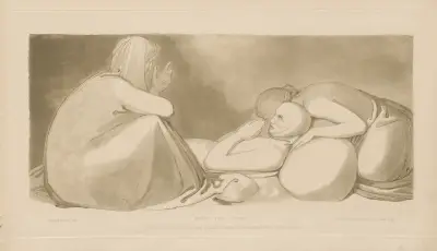 Besuch der Kranken von John Flaxman
