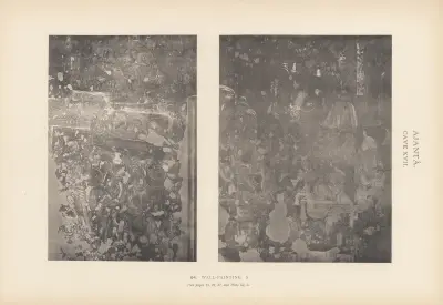 The paintings in the Buddhist cave-temples of Ajantâ, Khandesh, India Pl.063 av John Griffiths