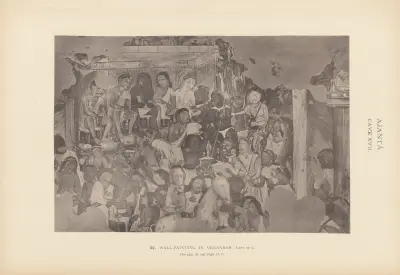 The paintings in the Buddhist cave-temples of Ajantâ, Khandesh, India Pl.058 av John Griffiths