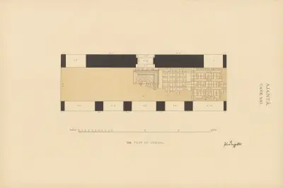 The paintings in the Buddhist cave-temples of Ajantâ, Khandesh, India Pl.155 av John Griffiths