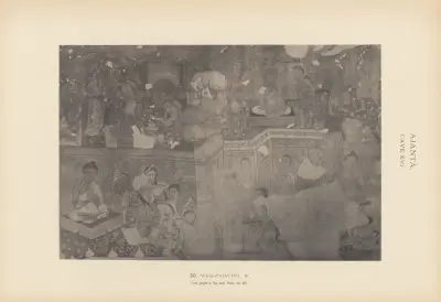 The paintings in the Buddhist cave-temples of Ajantâ, Khandesh, India Pl.049 av John Griffiths