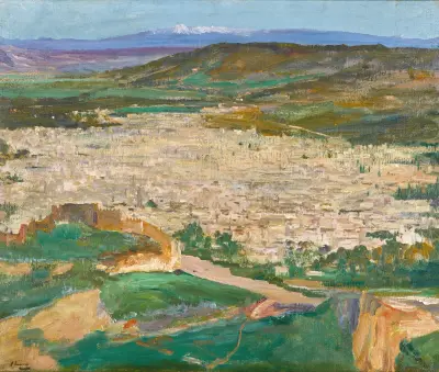Pohled na Fez, Sir John Lavery