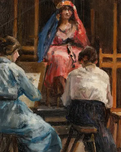 Interiér umělcova ateliéru – Nr. 2, Sir John Lavery