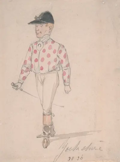 Caricature of the County Yorkshire av John Leech