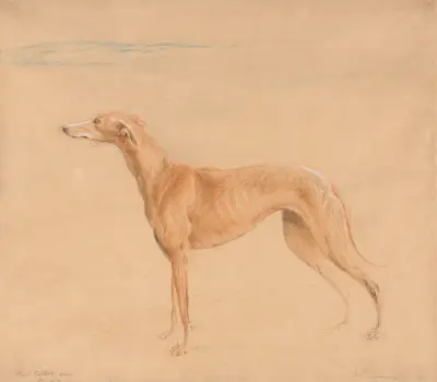 Earl Talbot’s Hound, Thomasine av John Linnell