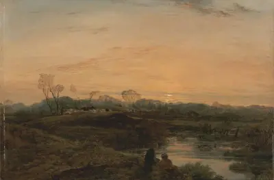 Evening, Bayswater av John Linnell