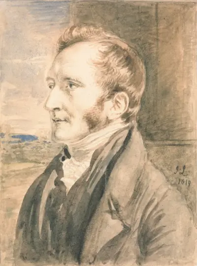 Portrait of a Man av John Linnell