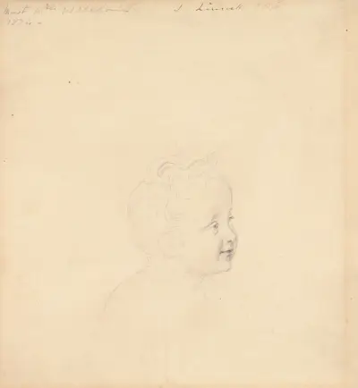 Study for Master William Wilberforce av John Linnell