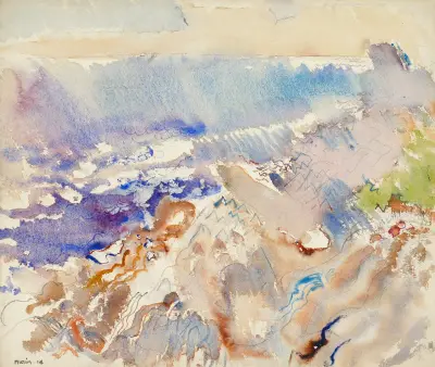 West Point, Maine, 1914 – nr 1 av John Marin