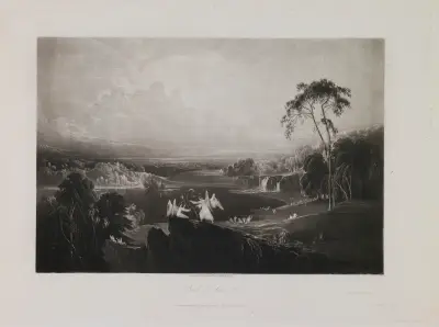 Heaven – the Rivers of Bliss, etc. (Book 11, Line 78) av John Martin