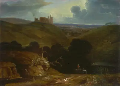 Landscape with a Castle av John Martin