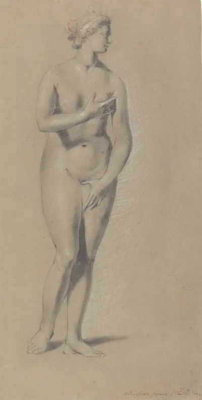 Stojící klasická ženská figura, John Opie