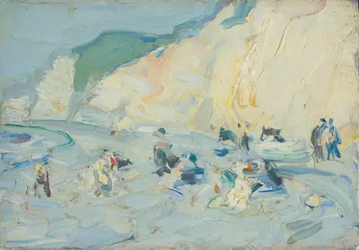 Berneval, France av Samuel John Peploe