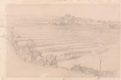 Distant View of Saint-Wulfran, Abbeville von John Ruskin