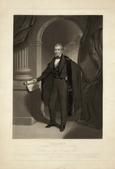 James Knox Polk, President of the United States von John Sartain