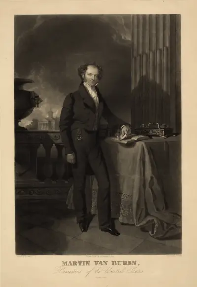 Martin Van Buren, president of the United States von John Sartain
