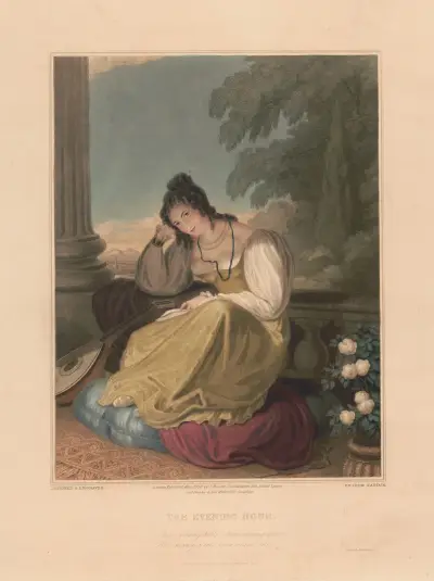 The evening hour von John Sartain