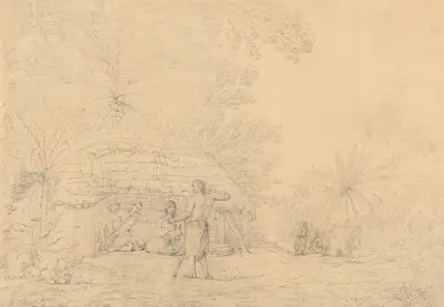 A View in Annamooka av John Webber