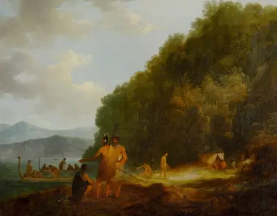Ship Cove, Queen Charlotte Sound av John Webber