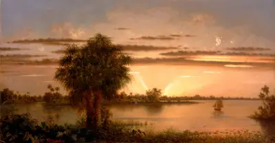 Sonnenaufgang in Florida von Martin Johnson Heade