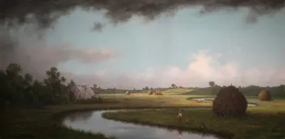 Newburryport Marshes, aufziehendes Gewitter von Martin Johnson Heade