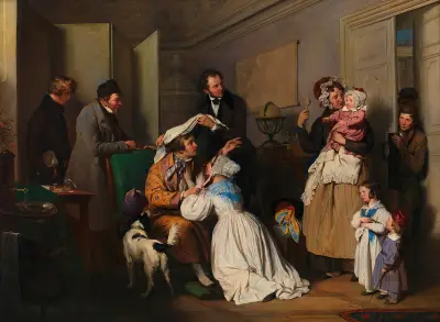 Der Augenarzt von Josef Danhauser