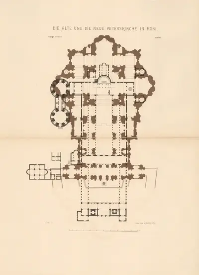 Die alte und die neue Peterskirche in Rom av Josef Langl