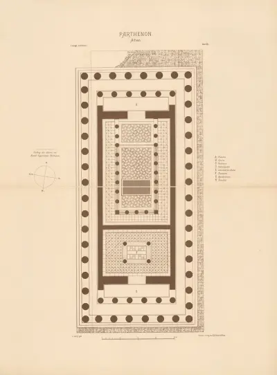 Parthenon, Athens av Josef Langl