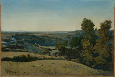 Französische Landschaft von Henri-Joseph Harpignies