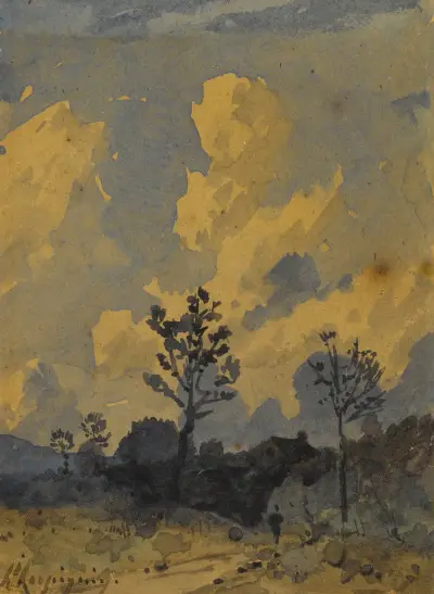 Der Weg im Wald von Henri-Joseph Harpignies