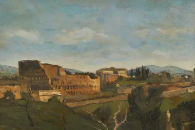 Das Kolosseum in Rom von Henri-Joseph Harpignies