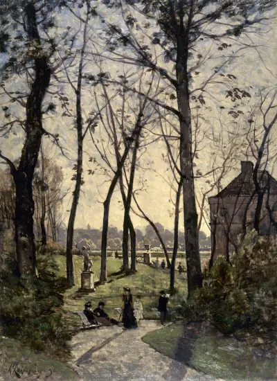 Der Luxemburggarten von Henri-Joseph Harpignies
