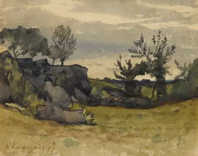 Das Tal von Henri-Joseph Harpignies