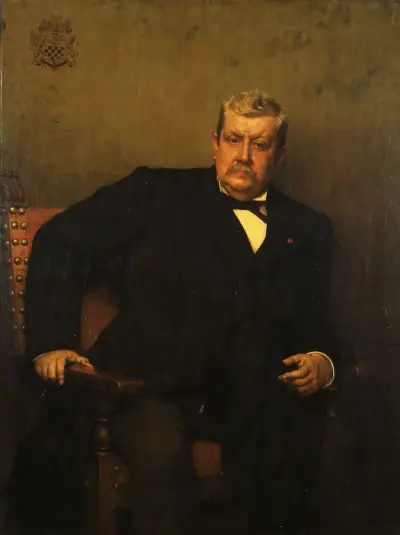 Portrait of Count Oswald de Kerchove de Denterghem av Jules Joseph Lefebvre