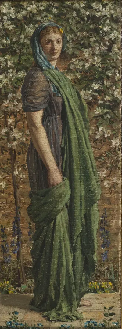 A Flower Walk von Albert Joseph Moore