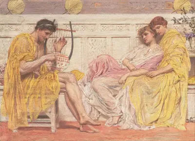 A Musician von Albert Joseph Moore