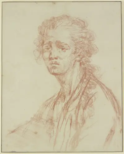 Büste eines Mannes von Charles-Joseph Natoire