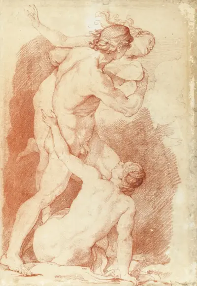 Der Raub der Helena von Charles-Joseph Natoire