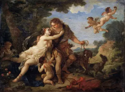 Venus und Adonis von Charles-Joseph Natoire