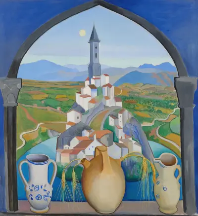 Le Village, Joseph Stella