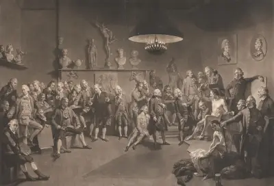 Life School at the Royal Academy av Johan Joseph Zoffany