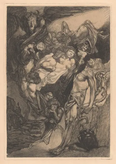 Polonahý muž s monstry a fantastickými bytostmi, Johannes Josephus Aarts