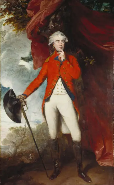 Francis Rawdon-Hastings (1754-1826), Second Earl of Moira and First Marquess of Hastings av Sir Joshua Reynolds