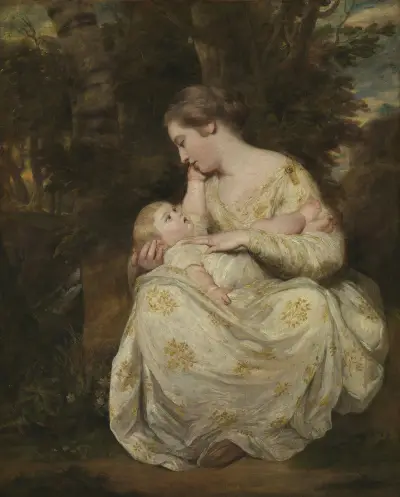 Mrs Susanna Hoare and Child av Sir Joshua Reynolds