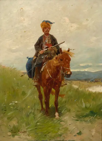 Keeping watch av Jozef Brandt