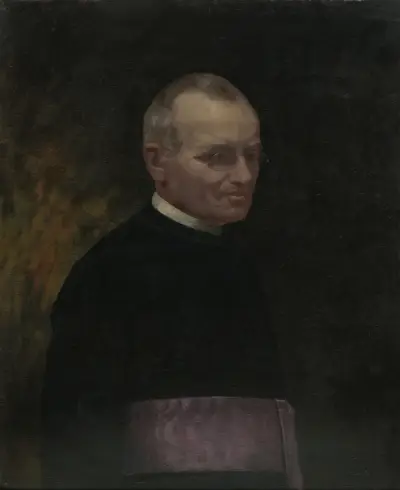Portrét farára Langa von Jozef Hanula