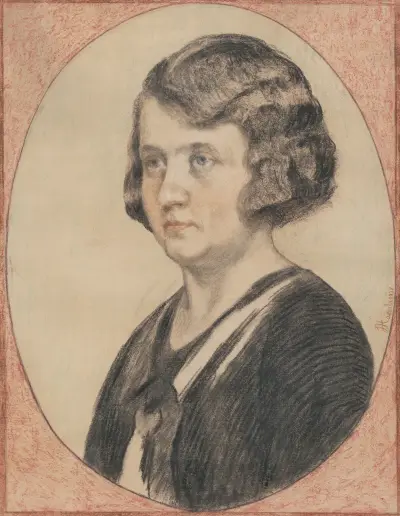 Portrét Márie Hanulovej von Jozef Hanula
