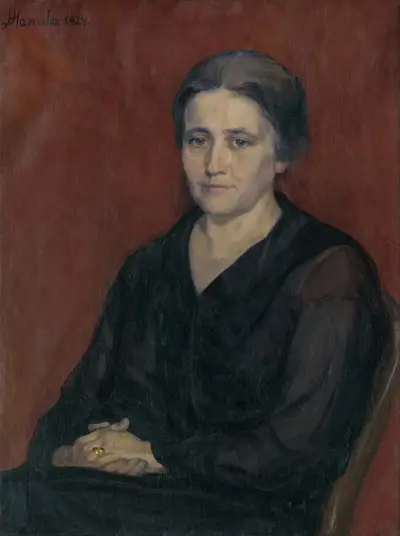 The artist’s wife von Jozef Hanula